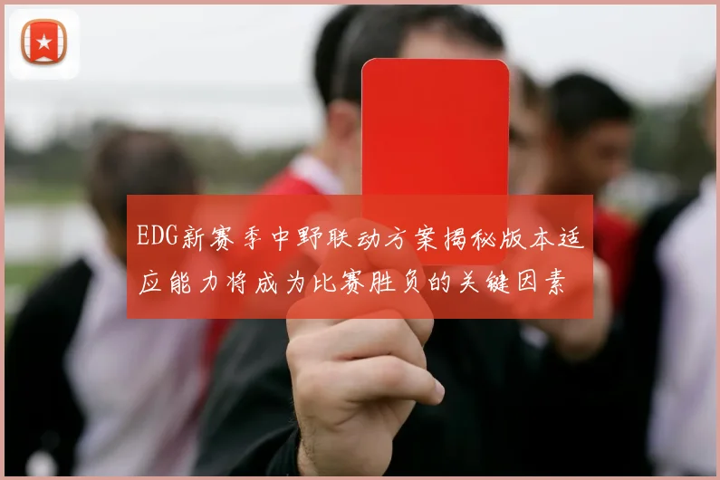 EDG新赛季中野联动方案揭秘版本适应能力将成为比赛胜负的关键因素
